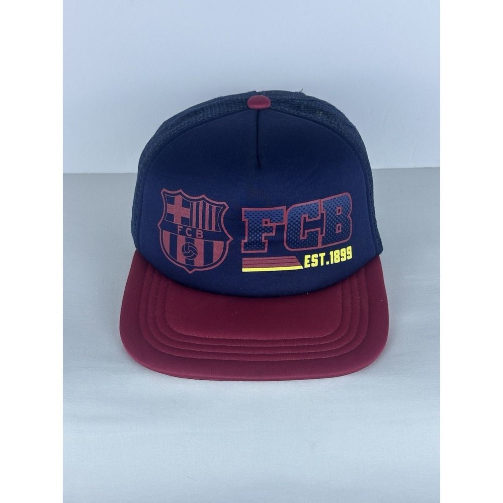 FCB Barcelona SnapBack Trucker Hat Cap Spanish Soccer La Liga Lionel Messi